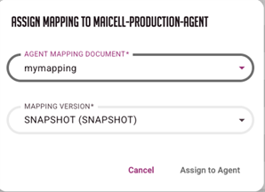 The assign dialog
