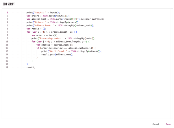 The Script Editor